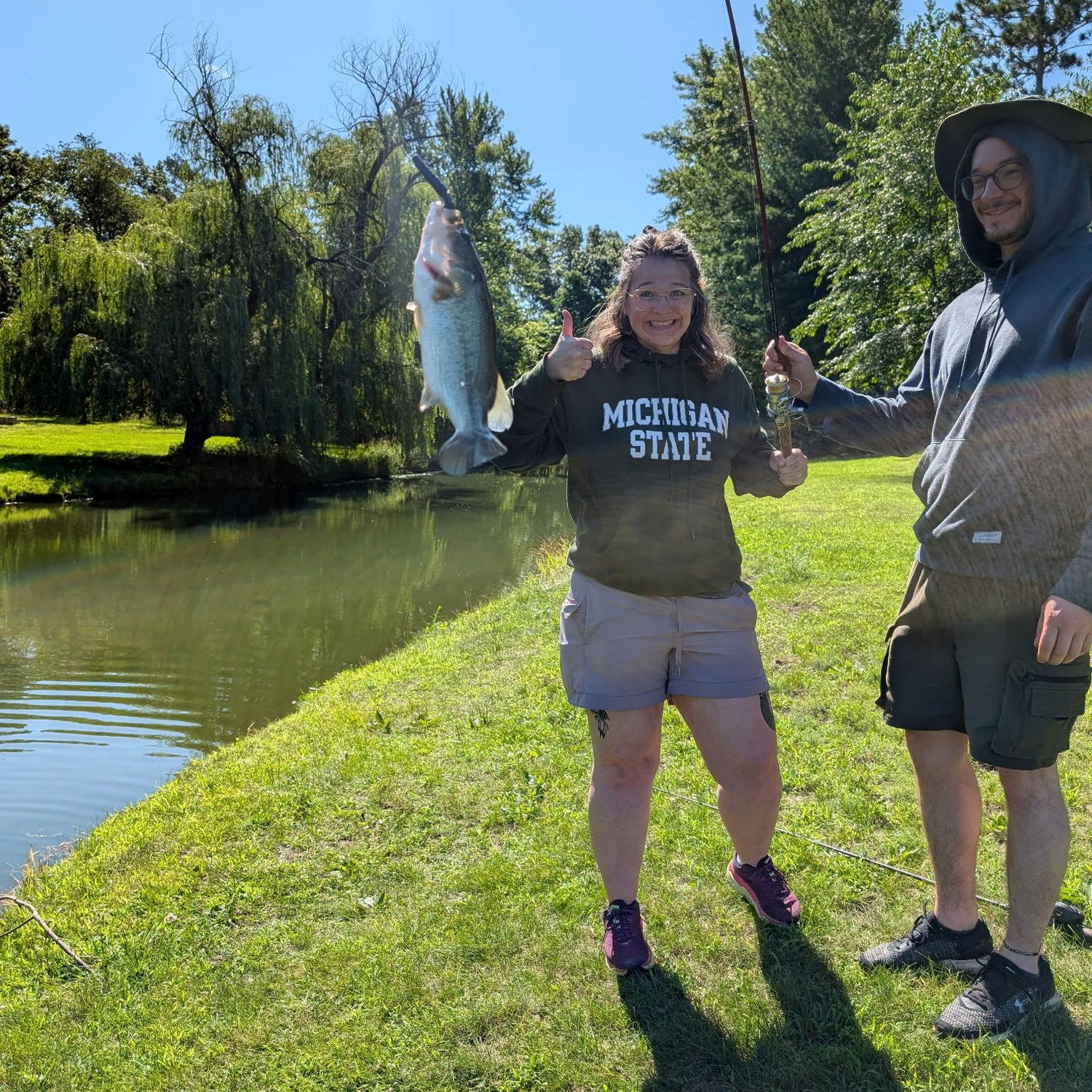 Kari and Brad fishin'