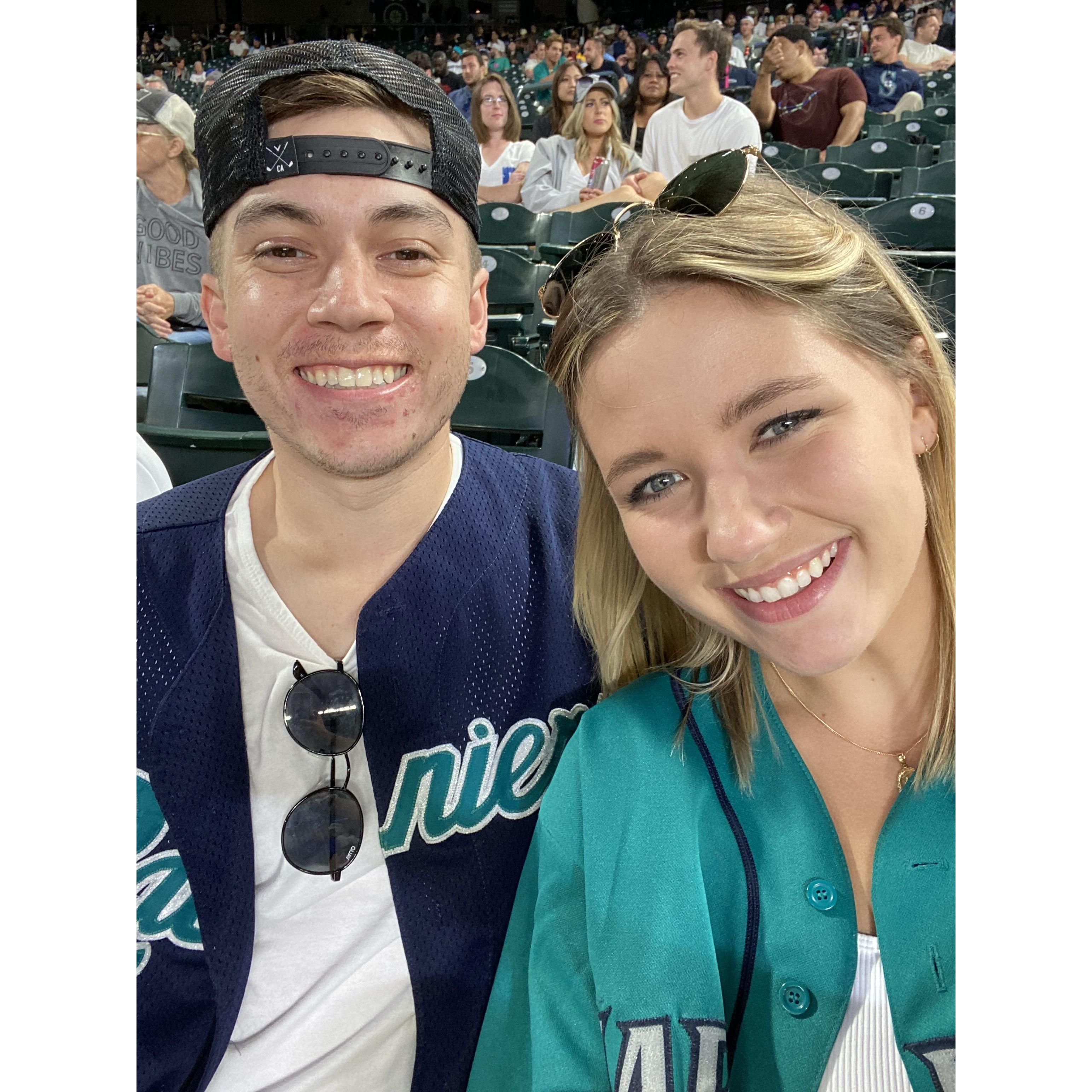 At one of many many Mariners games