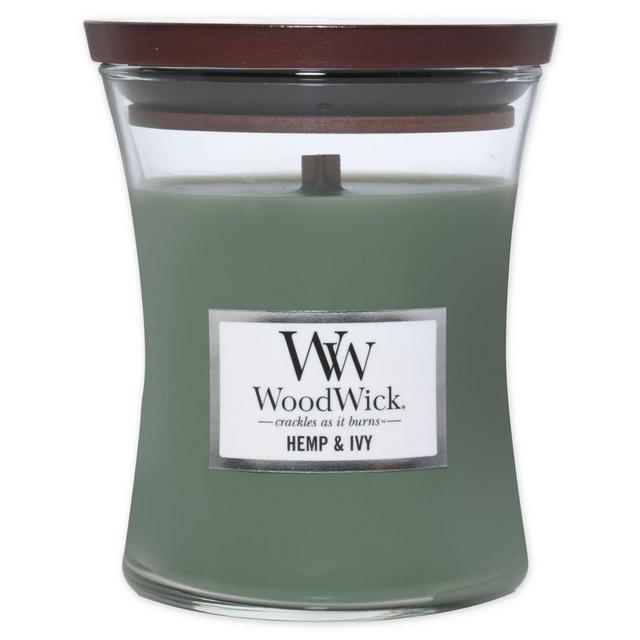 WoodWick® Hemp and Ivy Medium Hourglass Jar Candle