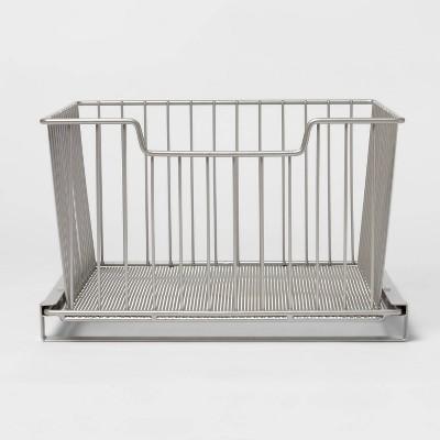 Open Drawer Organizer Large Nickel - Threshold&#8482;