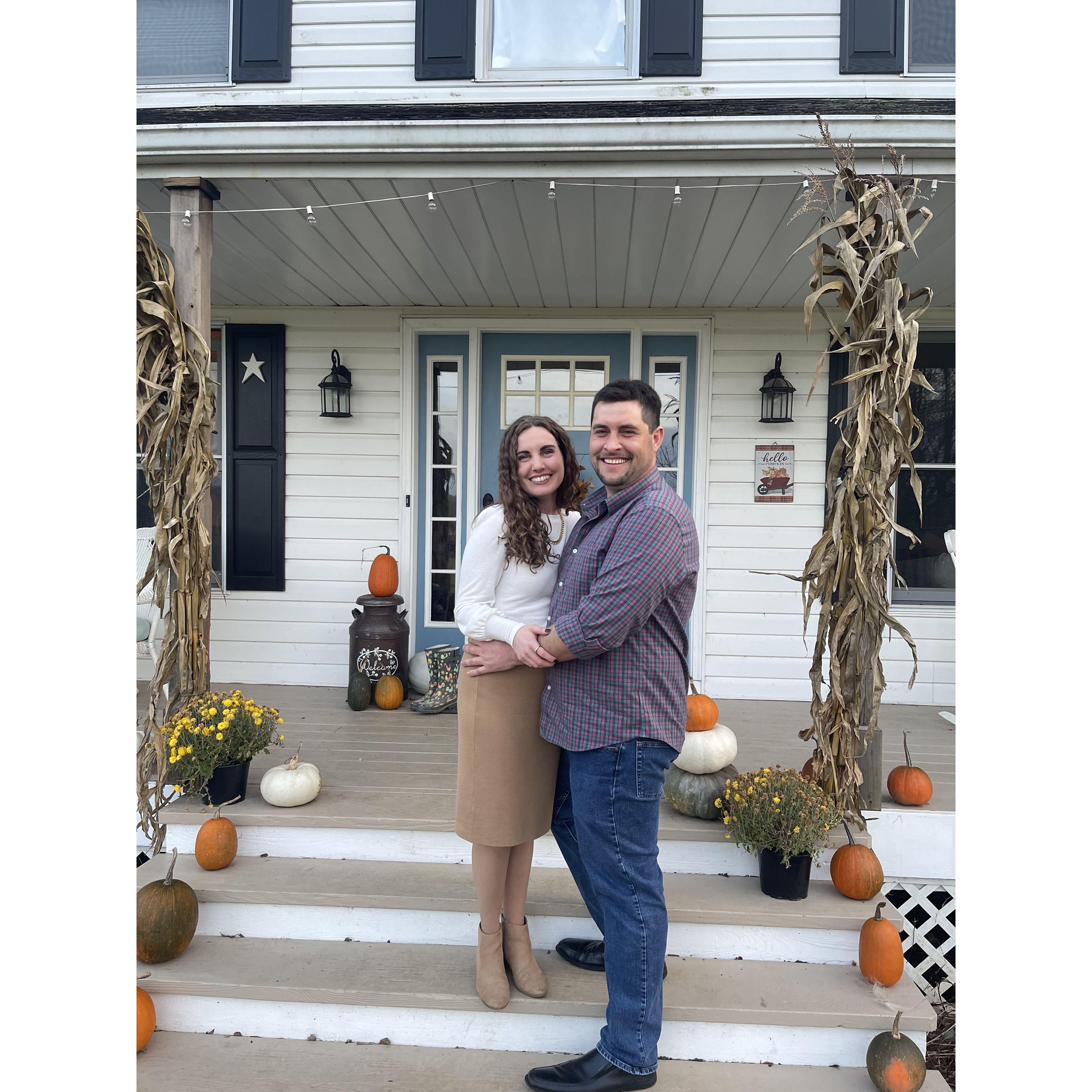 Our first Thanksgiving together. Andres met Hannah's extended family for the first time. We weren't even officially dating yet.