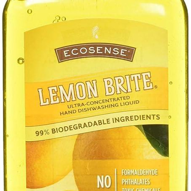 Melaleuca EcoSense Lemon Brite Dishwashing Liquid 16oz - Lemon Scented