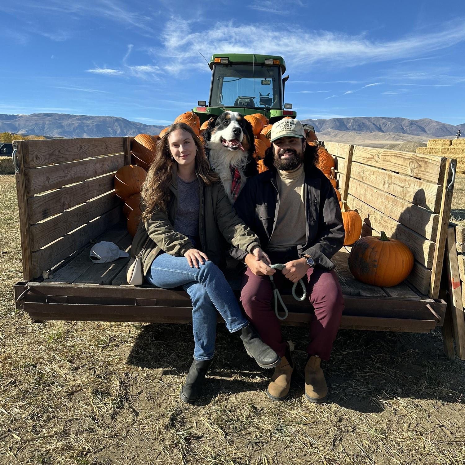 Pumpkin patch with River 2024