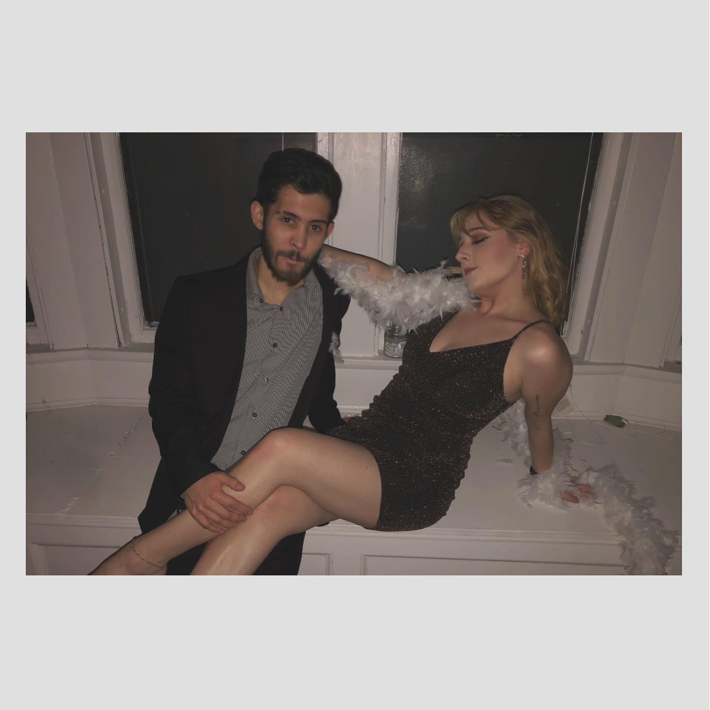 This was our first New Years in our first apartment. Imagine trying to have a new years party when you still need to rely on your brother for alcahol