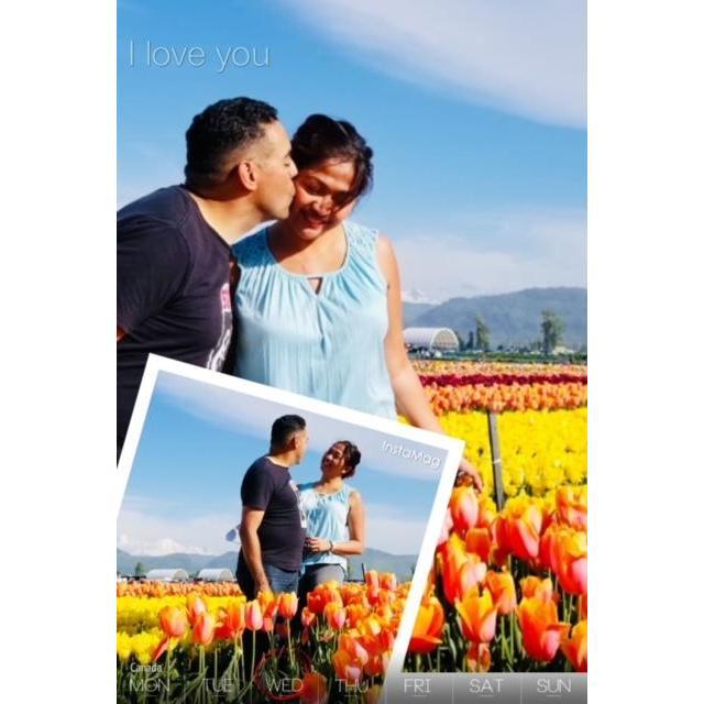 Vancouver, Canada during the Spring season. Love the Tulips.
