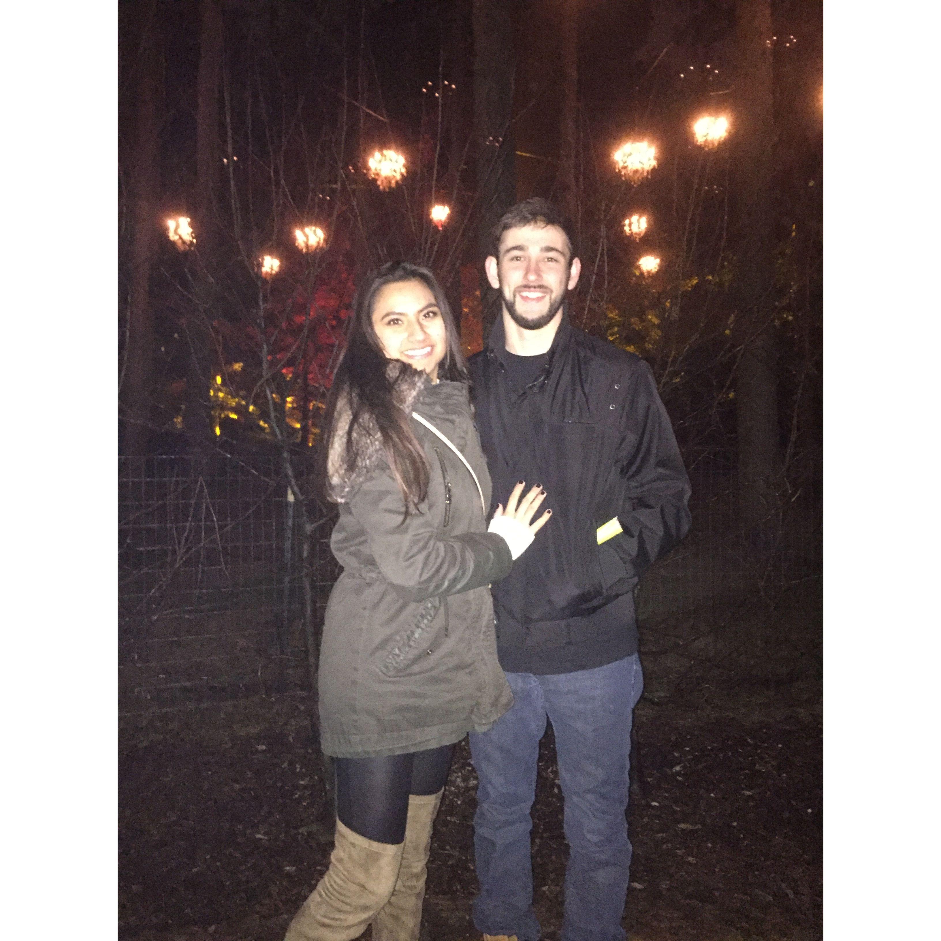 One of our first pictures! Morton Arboretum.