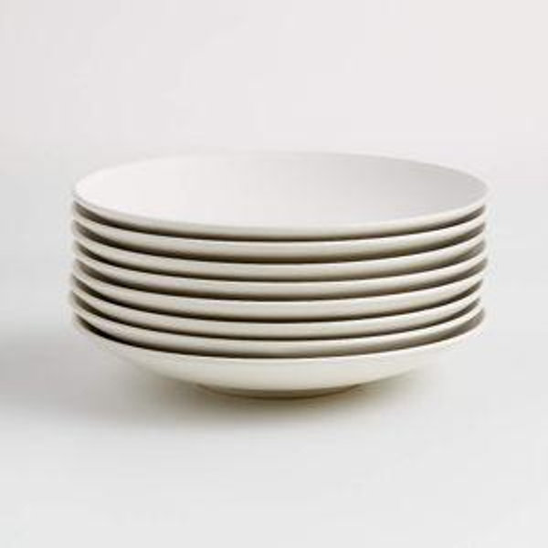 Craft Linen Stoneware Coupe Salad Plates, Set of 8