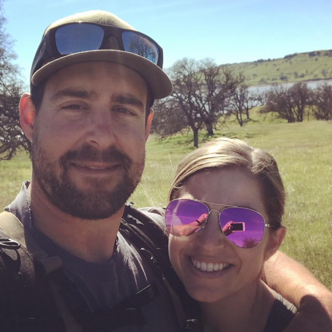 Our very first picture together and the original hike that was recreated for the proposal.