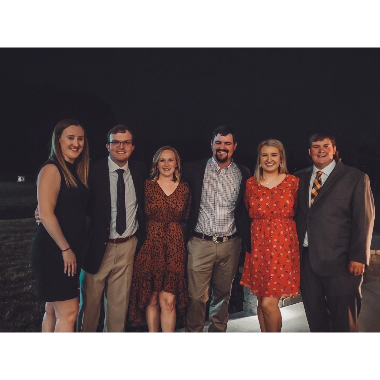 Celebrating the Walthers' wedding with some of our Walther Farms friends & coworkers. March 2021