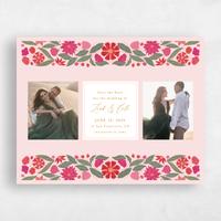 Pink Wedding Save the Date - Juliet Multiphoto
