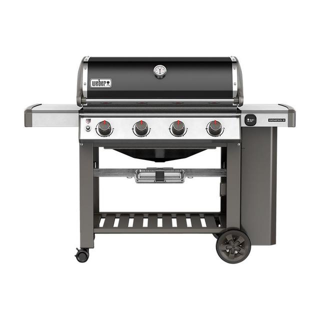 Genesis II E-410 4-Burner Propane Gas Grill in Black