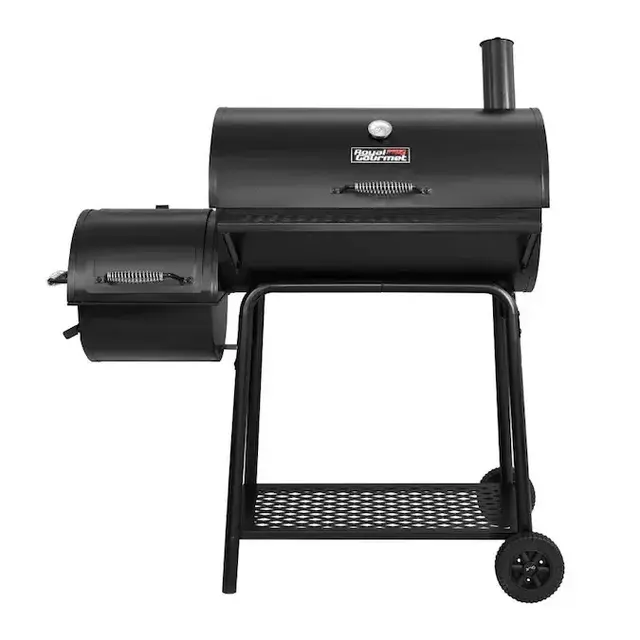 Royal Gourmet 26.8-in Black Barrel Charcoal Grill