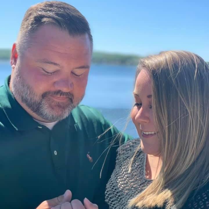 August 12, 2021, the day after we were engaged!