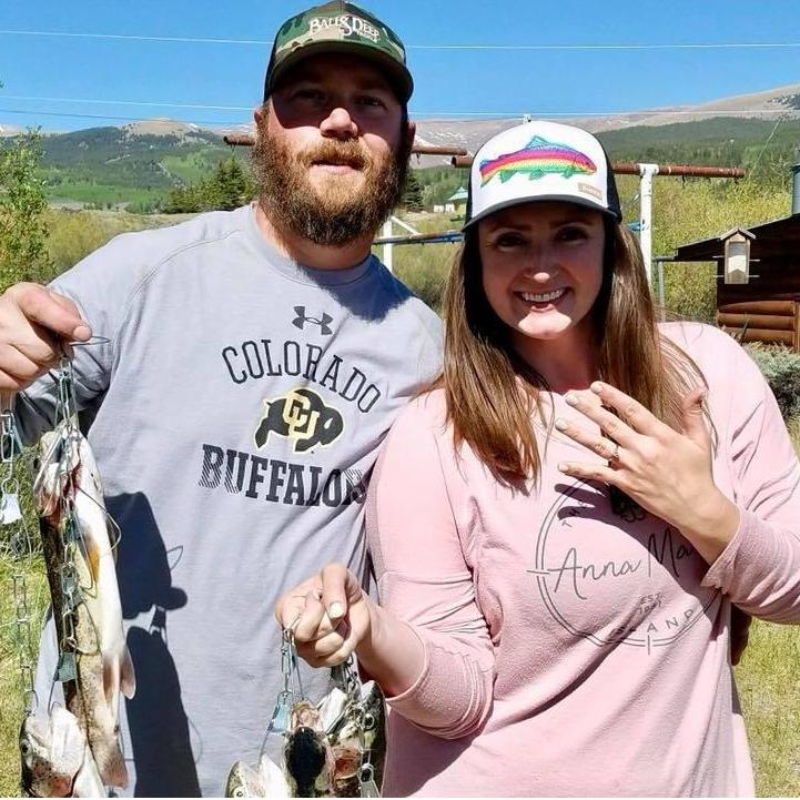 Craig caught a little more than trout on this fishing trip!