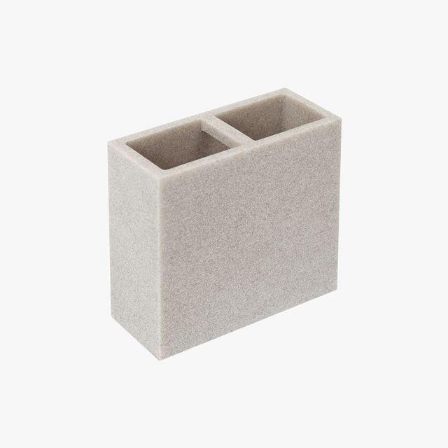 Lionel Resin Bathroom Accessories, Toothbrush Holder, Ivory