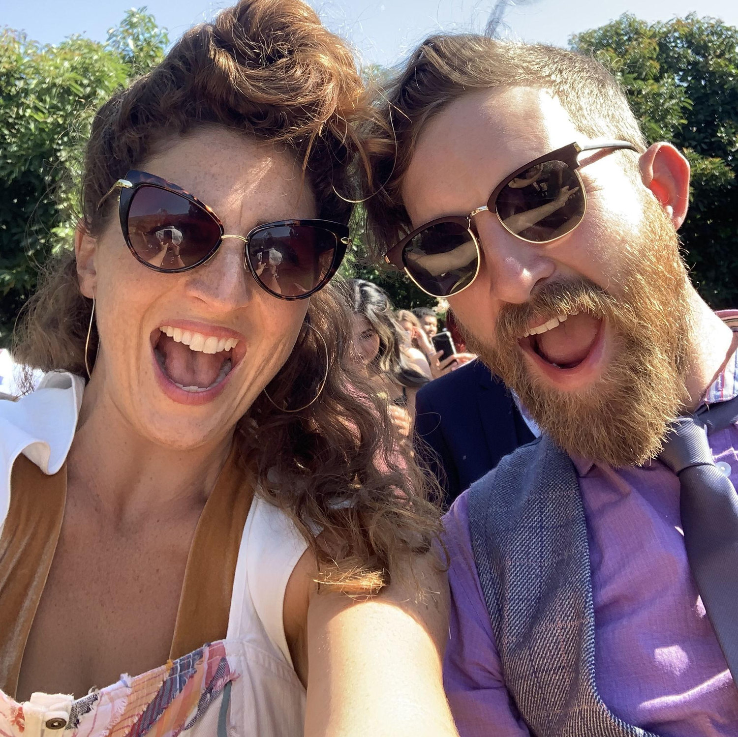 Adam's sister Lauren and her husband Chris's wedding in 2022!