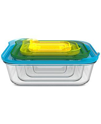 8-Pc. Nesting Glass Container Set