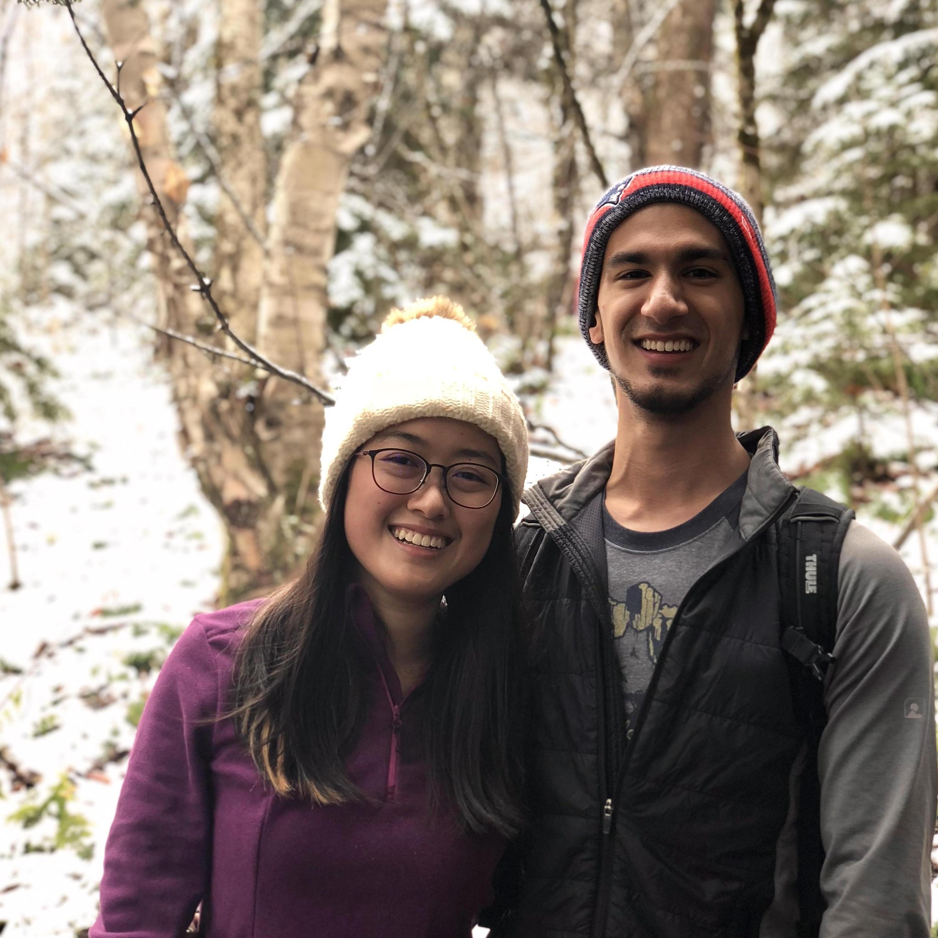 Doing what we love together - being outdoors!