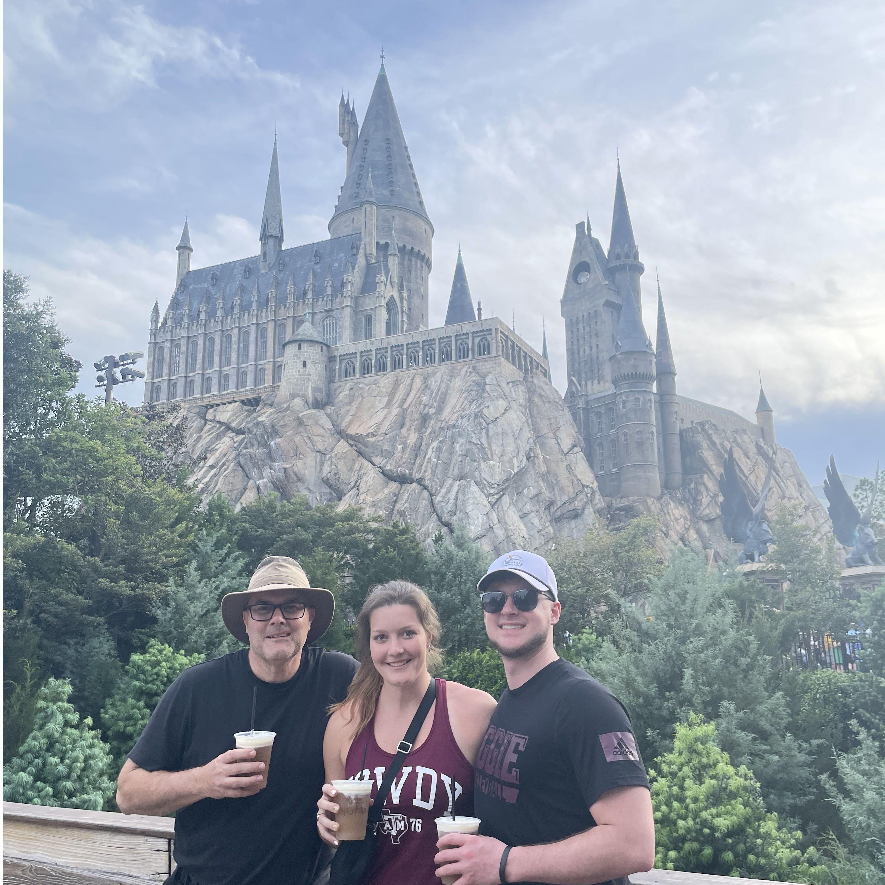 Universal Studios with Bailee’s Dad, after Noah asked for his permission to marry me. Highly recommend the butterbeer