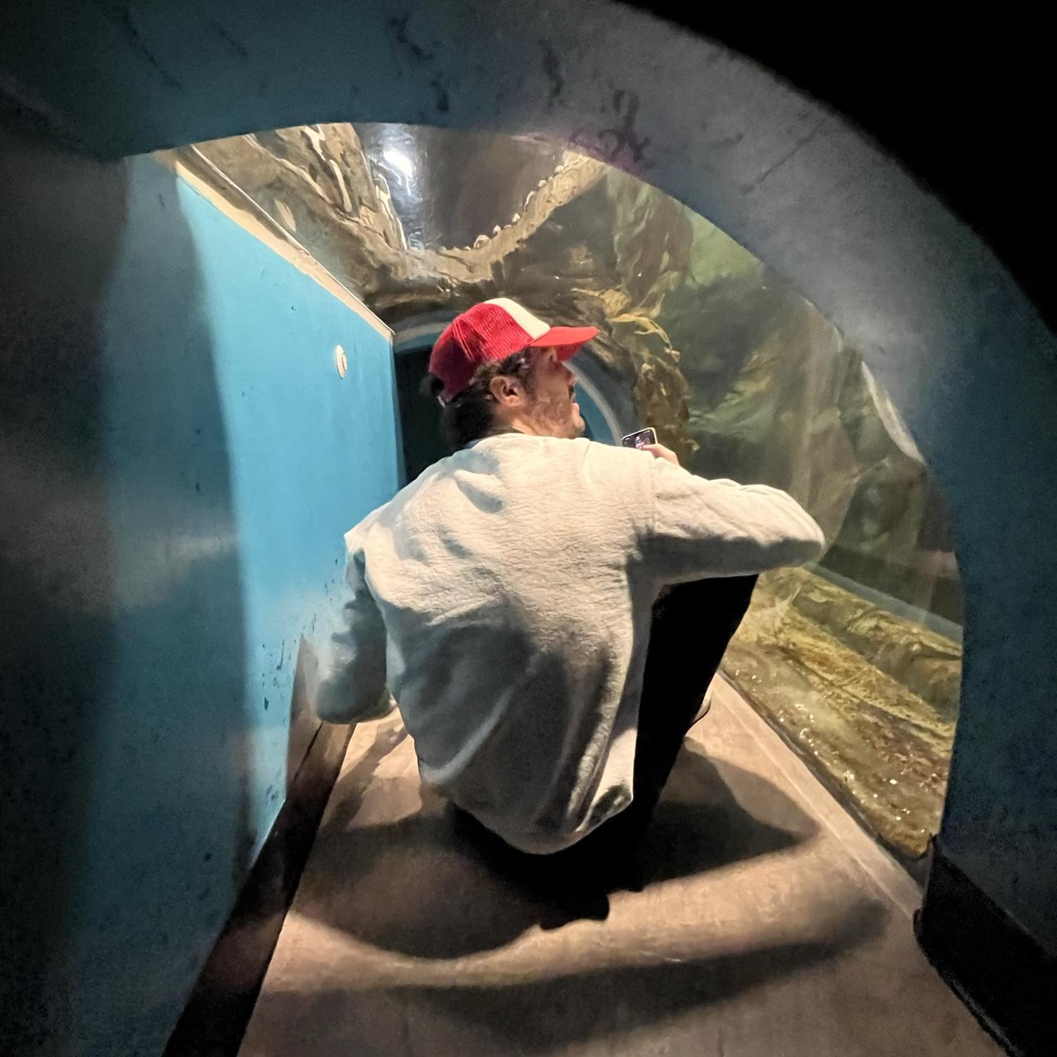 1/5/2024- Photo of MJ taking Merrick to The Georgia Aquarium for the first time in Atlanta, Georgia.