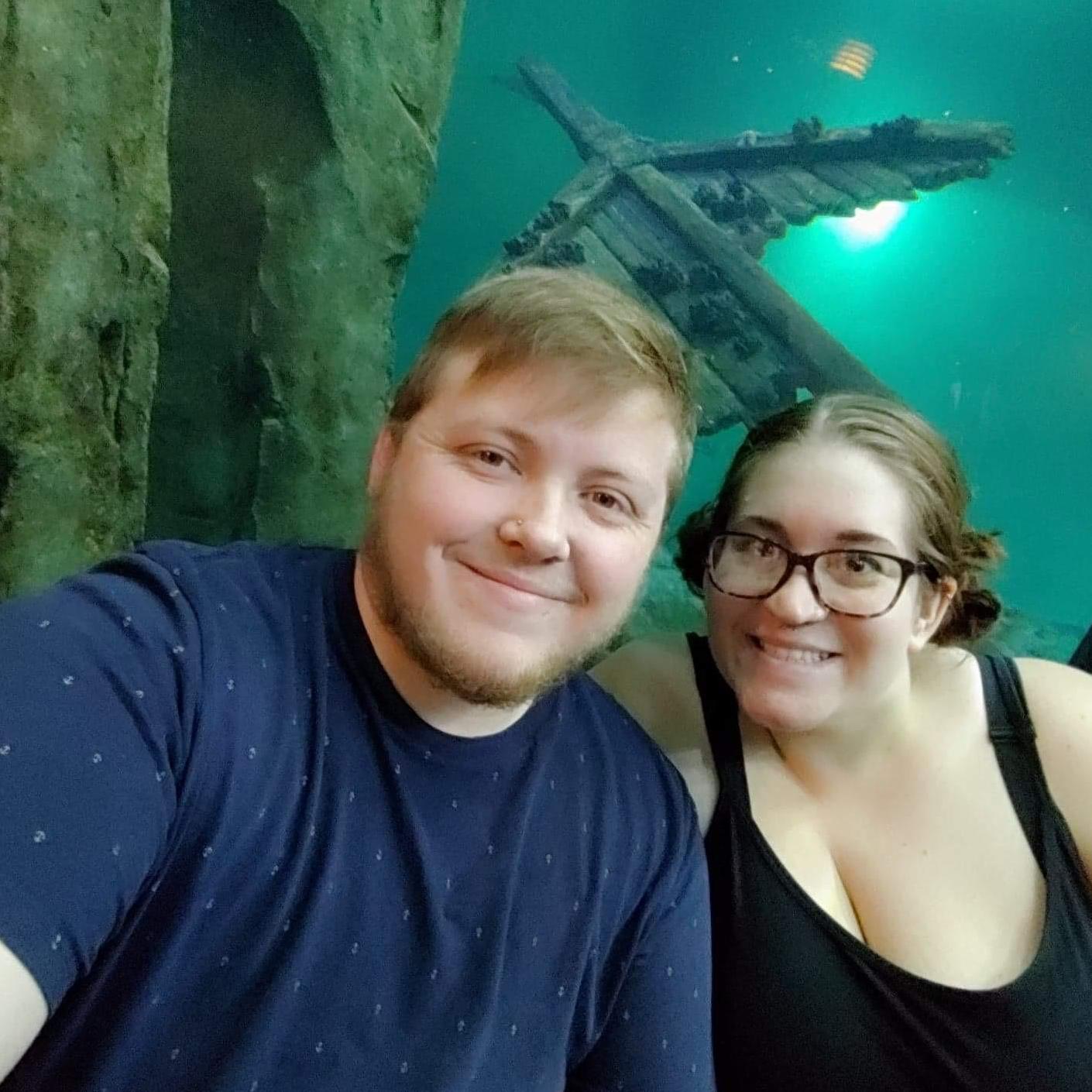 1 Month Anniversary Beach Trip - Aquarium Visit
