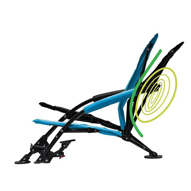 STRONGBACK Low Gravity Recliner Beach Chair Heavy Duty Portable Camping and Lounge Travel Outdoor Seat with Built-In Lumbar Support