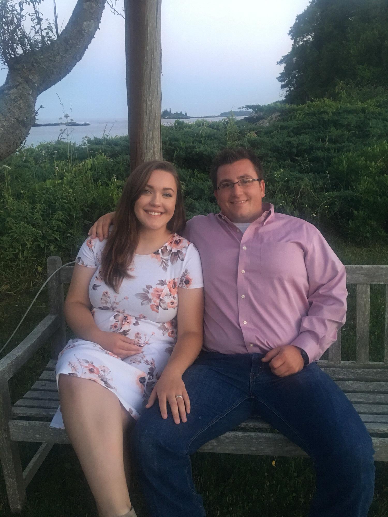 Arthur and Lindsey at Lindsey's family reunion in Christmas Cove in 2017.