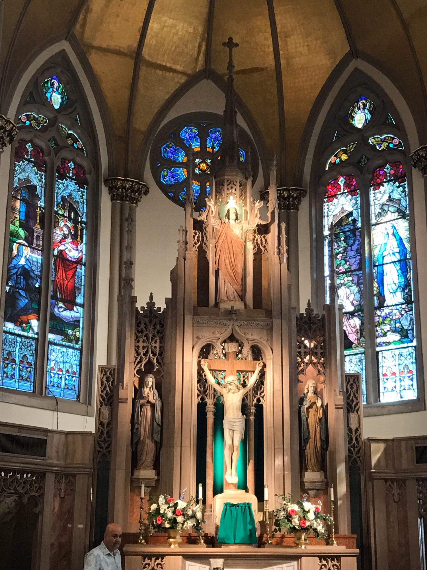 This breathtaking alter is where we will say I Do
