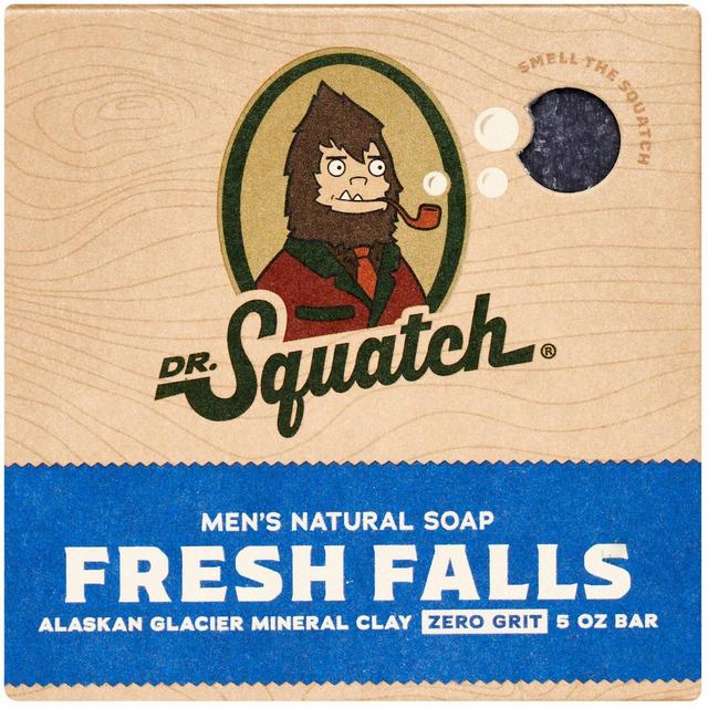 DR. SQUATCH Men's All Natural Bar Soap - Fresh Falls - 5oz