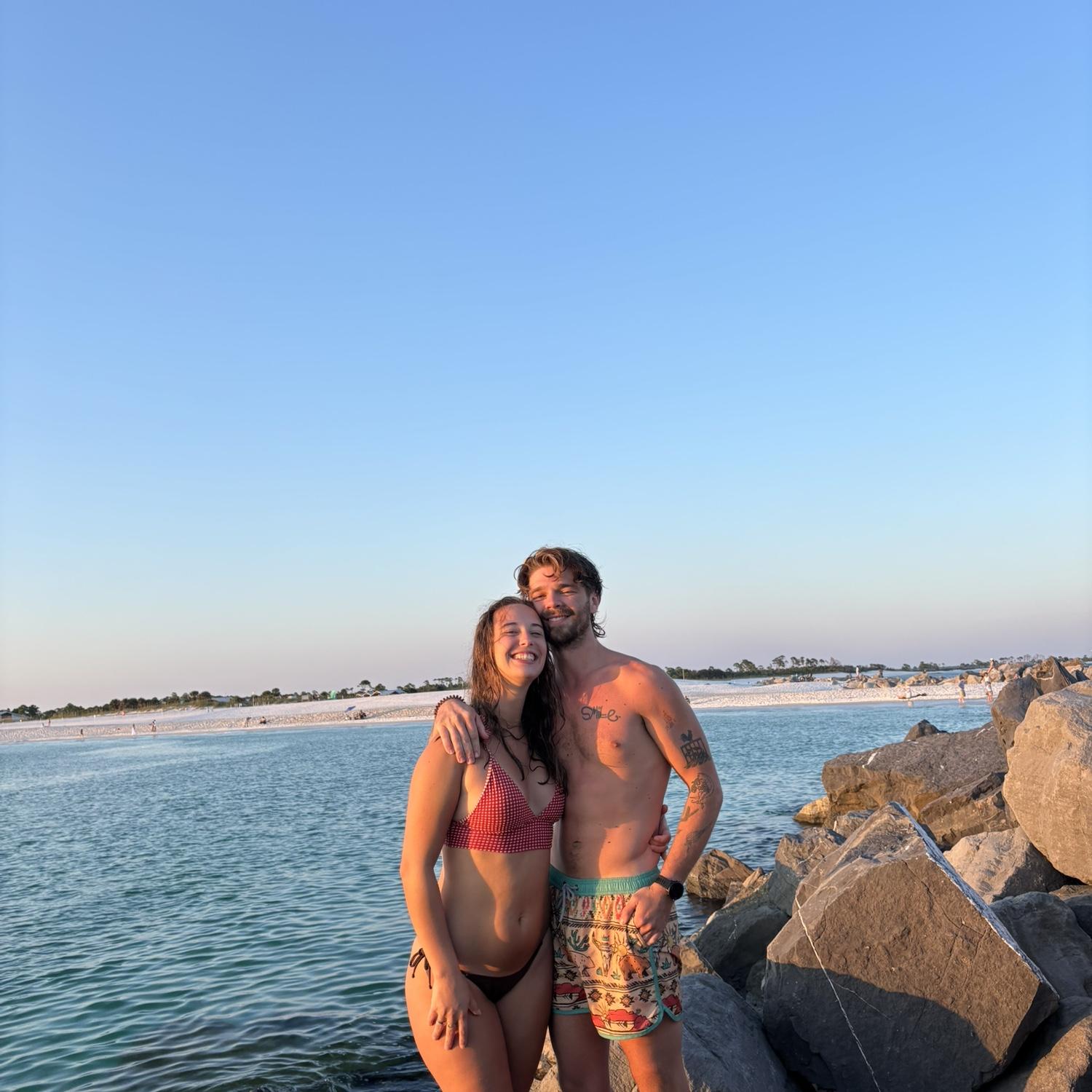 Back at the state park of our first trip together 6 months later :)
