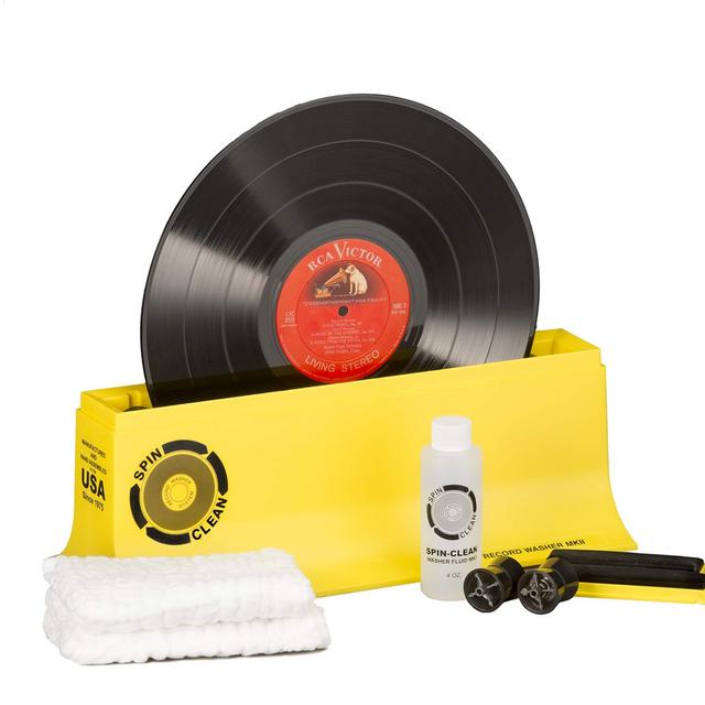 Record Washer System by Spin-Clean | Deep Groove Record Cleaning Helps in Reducing Pops and Crackles | Album Cleaner May Fix Skips That Have Lingered for Years | Proudly Made in The USA