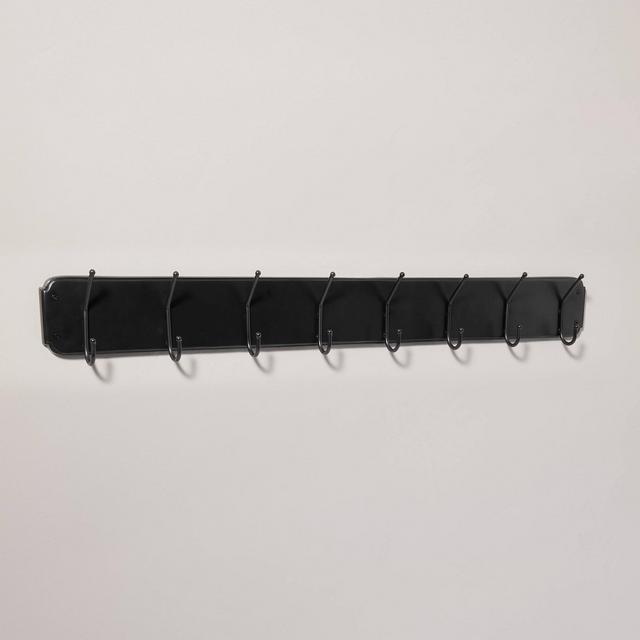 36" Wall Hook Rack Black Finish - Hearth & Hand™ with Magnolia