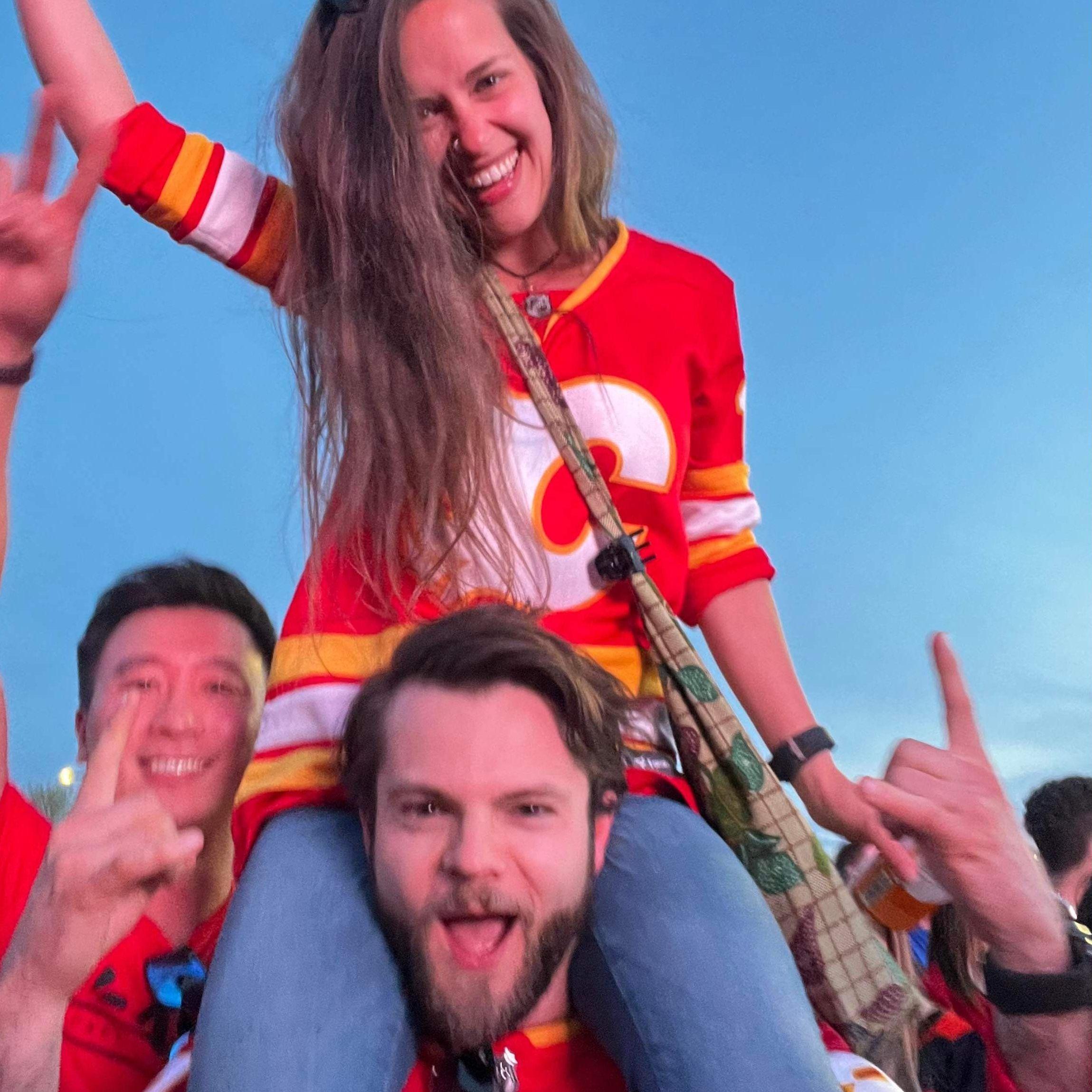 Calgary Flames Playoffs Shenanigans ~ 2022 (ft. Simon!)