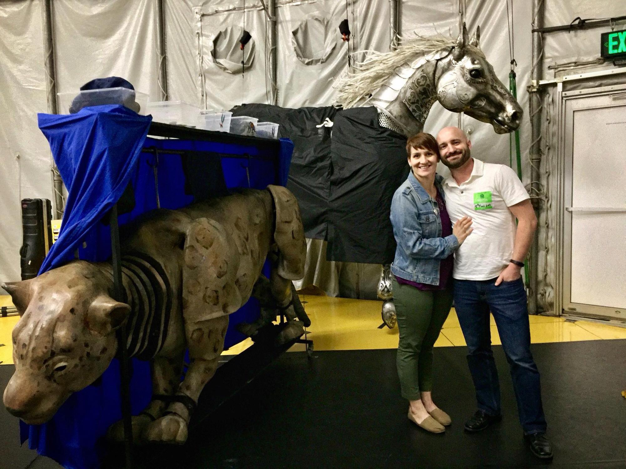 Backstage tour of a Cirque du Soleil show!
