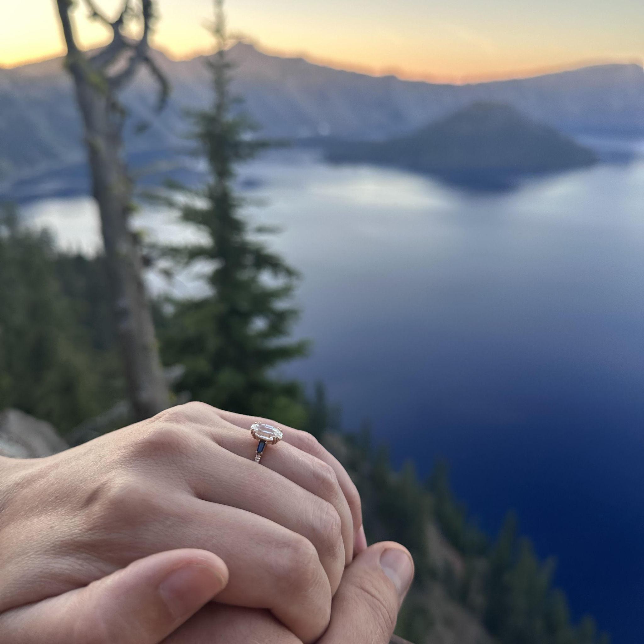 Crater Lake 2025 - we enjoyed four days of camping in Crater Lake after we got engaged ❤️