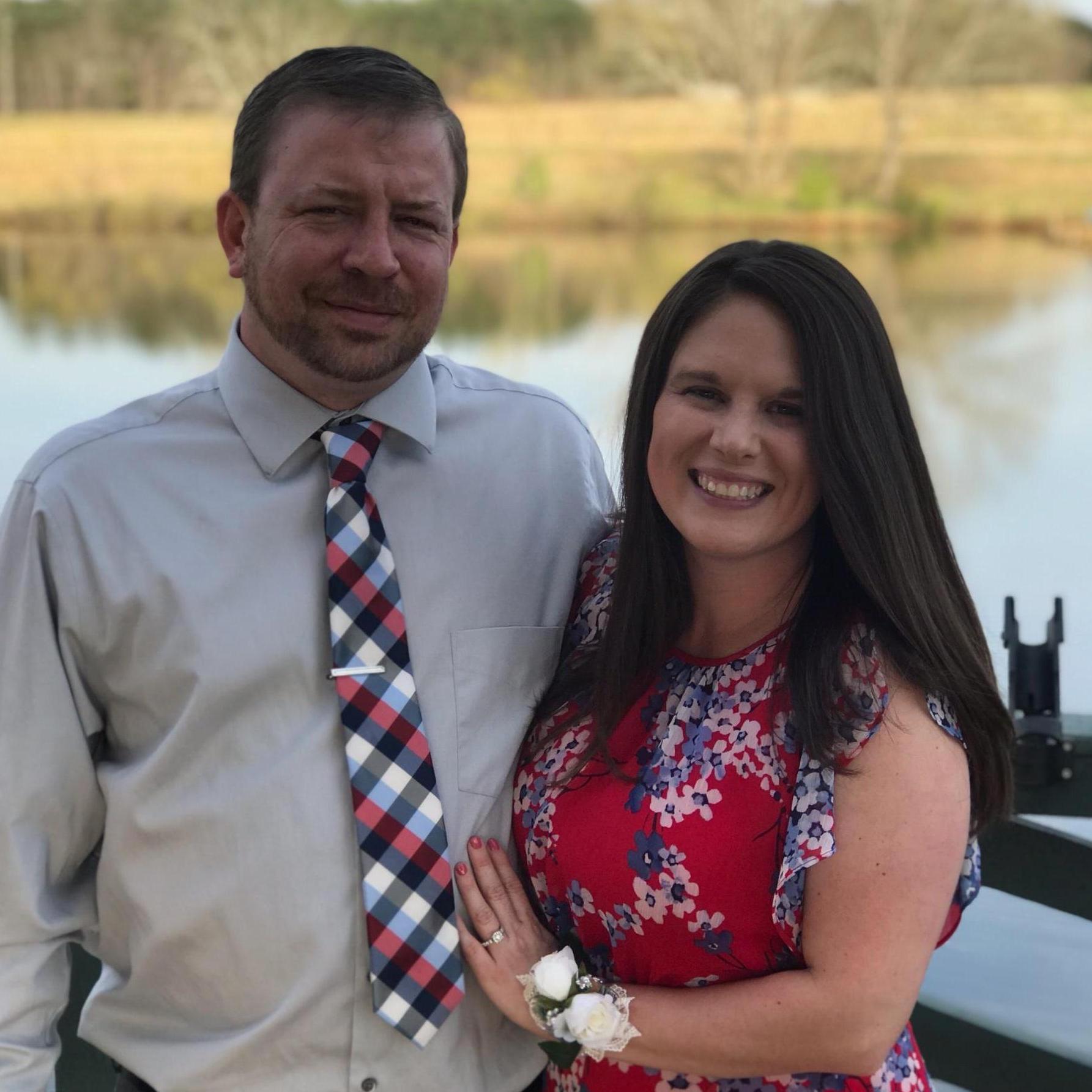 Celebrating the newly weds, Mr. & Mrs. Barton!