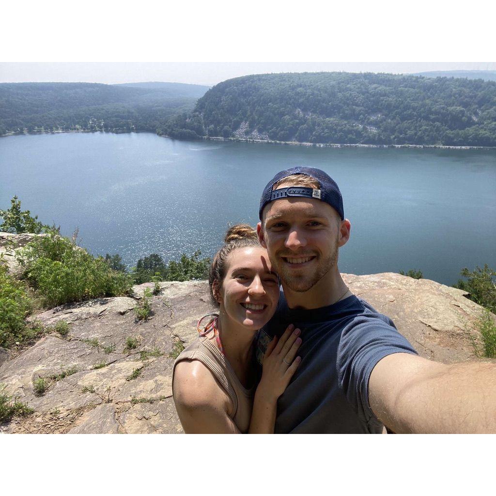 July 22, 2025. Devil's Lake State Park camping trip!