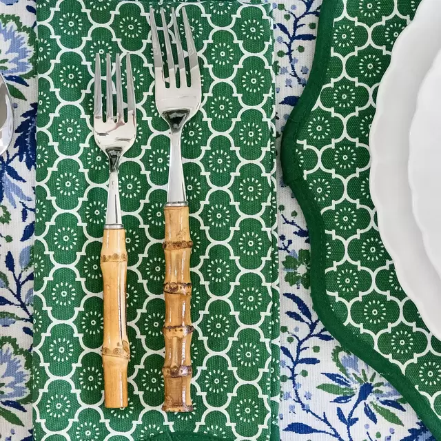 Southern Livingx Mrs. Southern Social 20-Piece Bamboo Flatware Set