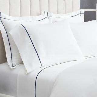 Embroidered 4-Piece Organic Sheet Set
