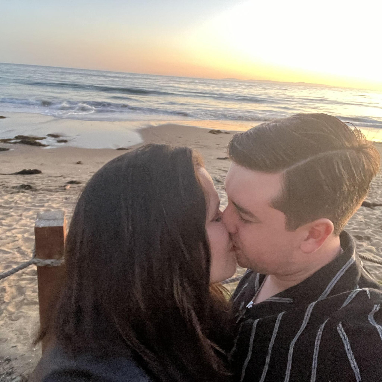 2nd year anniversary we had dinner at the beach. Discovered we are not big fans of fancy food.
