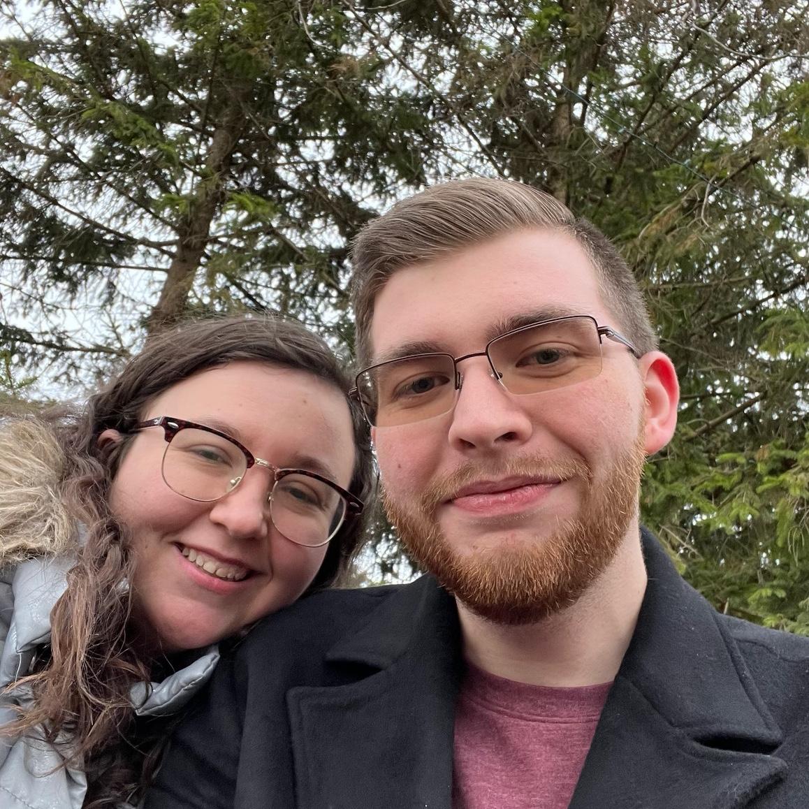 Our first date! We went to the Columbus Zoo and Aquarium. It was also the day of the Ohio State vs. Michigan game so there was hardly anyone else there.