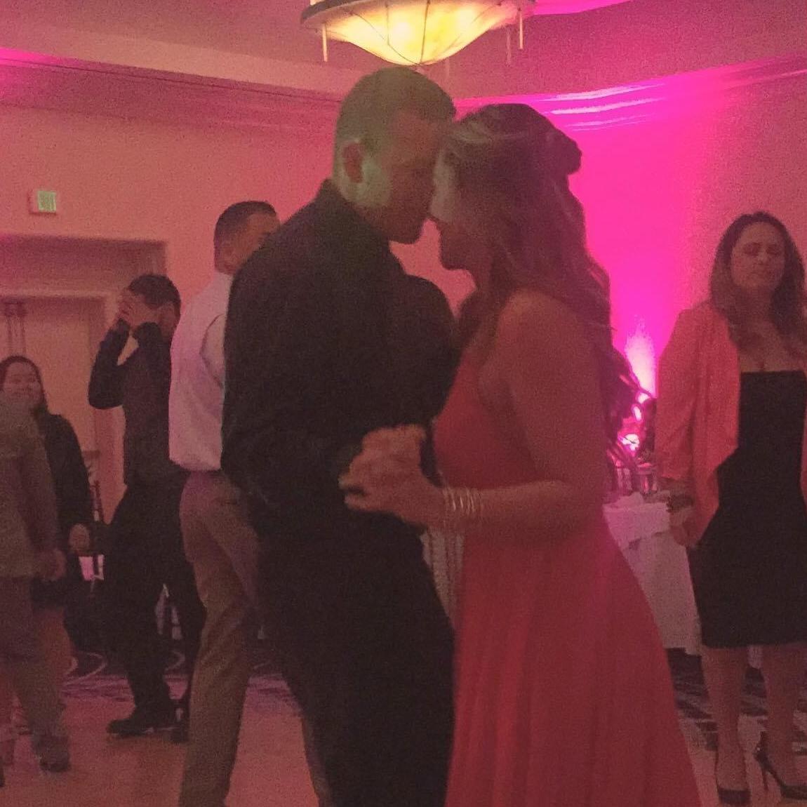 Dancing the night away at a friend’s wedding
