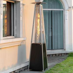 Nuu Garden 48000 -BTU Black Steel Floorstanding Liquid propane Patio Heater