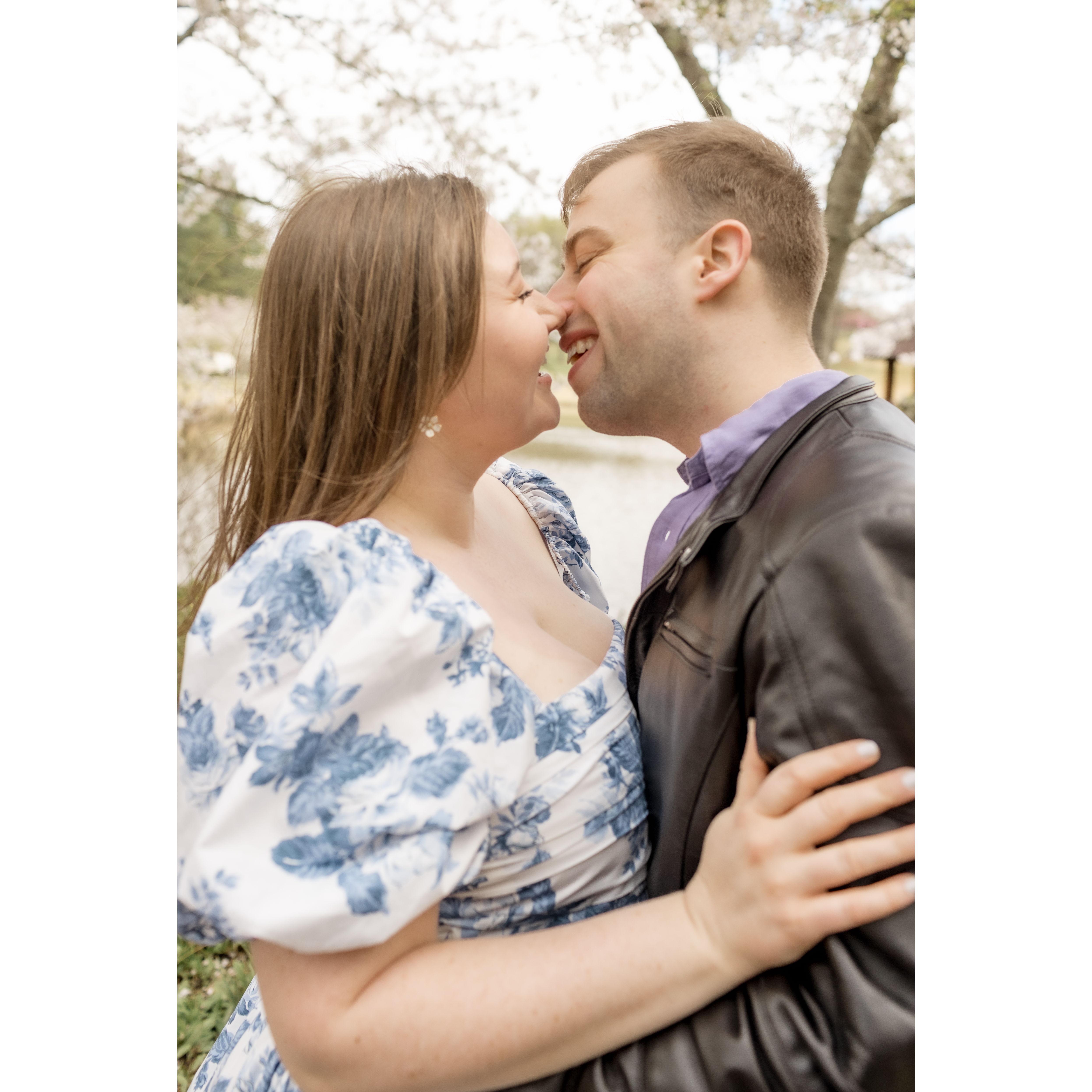 April 2024 - Sarah: The day after the civil ceremony, Rob and I had our engagement shoot