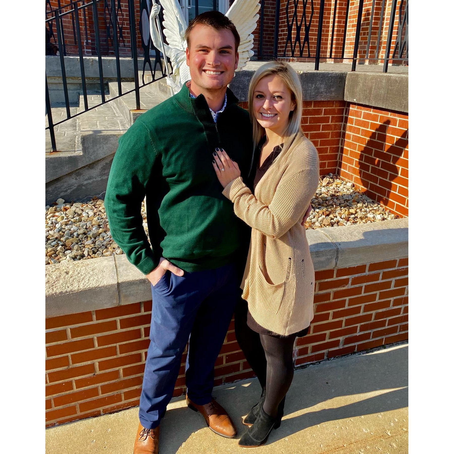 The day we got engaged!