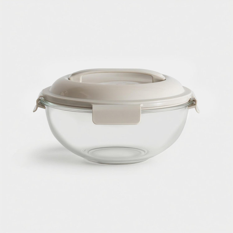 Genicook, 10-Piece Mix, Store & Serve Glass Bowl Set with Lid | Zola
