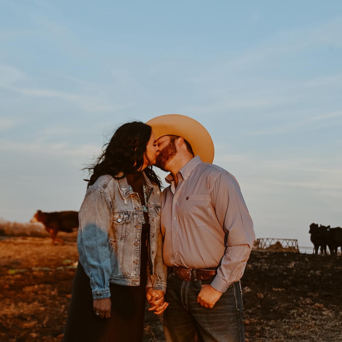 The engagement photo of the heart of our cow calf operation🐄