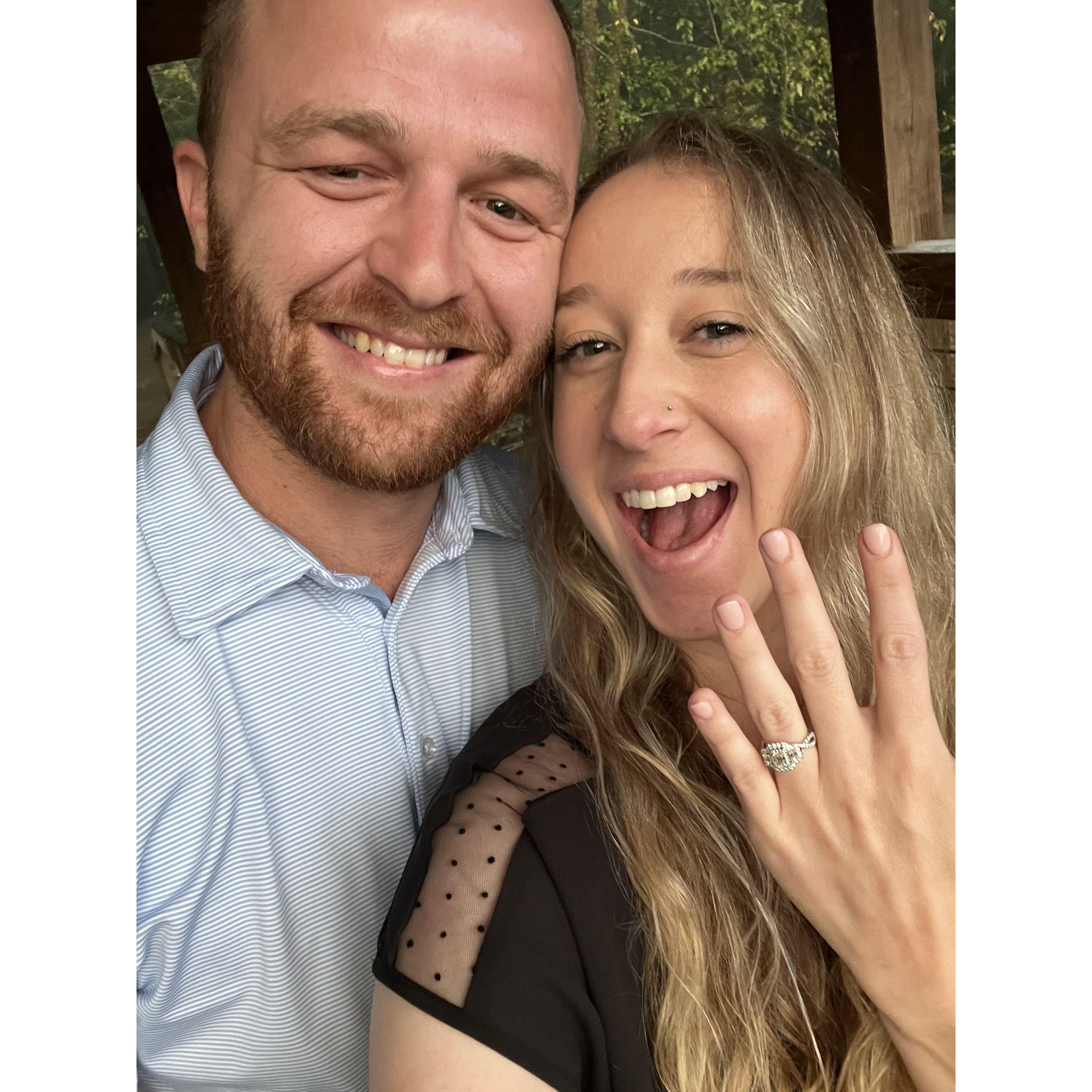 The day we got engaged!!