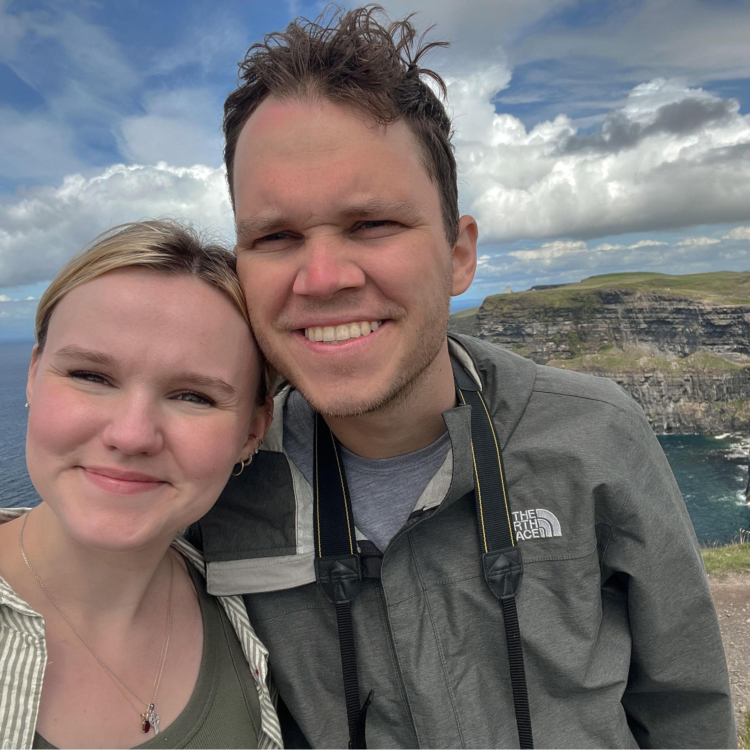 Taking in the Cliffs of Moher. July 2023.