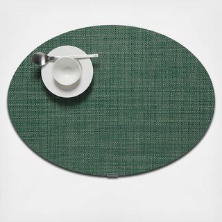 Mini Basketweave Oval Placemat, Set of 4